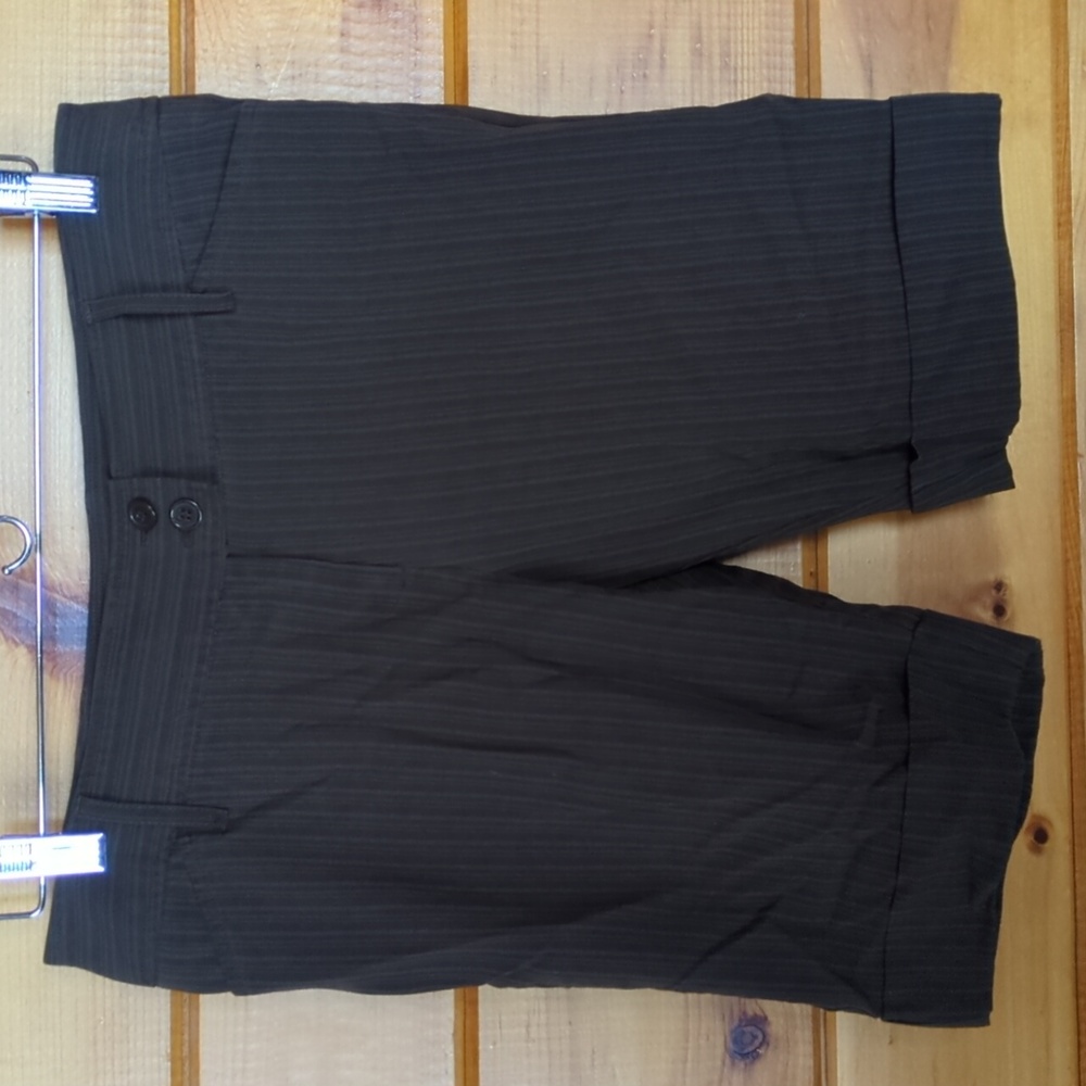 Star City Juniors Brown Pinstriped Shorts